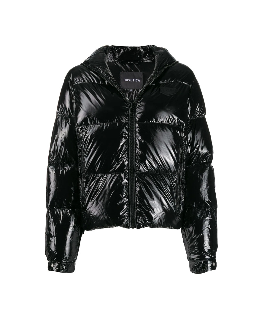 Duvetica Black Bellatrix Short Style Down Jacket In Black