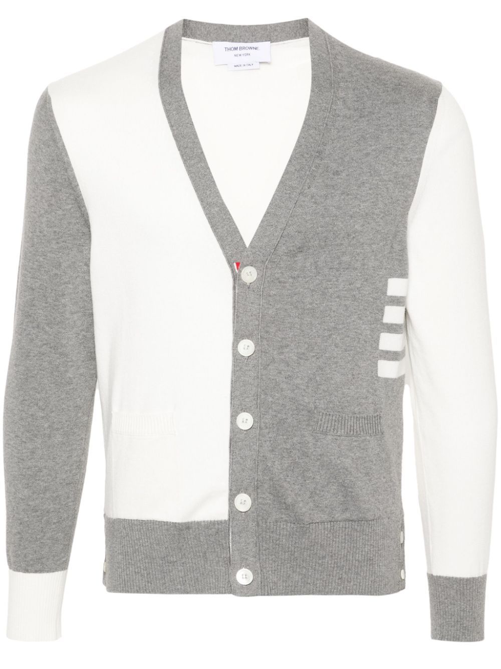 THOM BROWNE 4-BAR COLOURBLOCK CARDIGAN