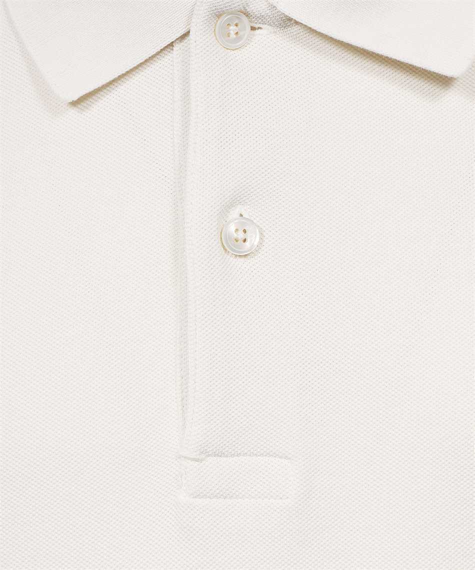 Shop Tom Ford Short-sleeve Polo Shirt In White