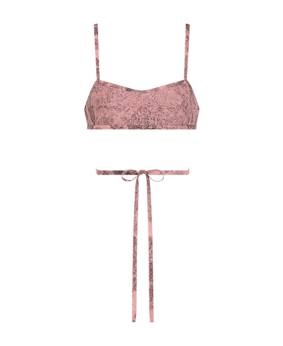 Dior Lace-up Underwear In Pink