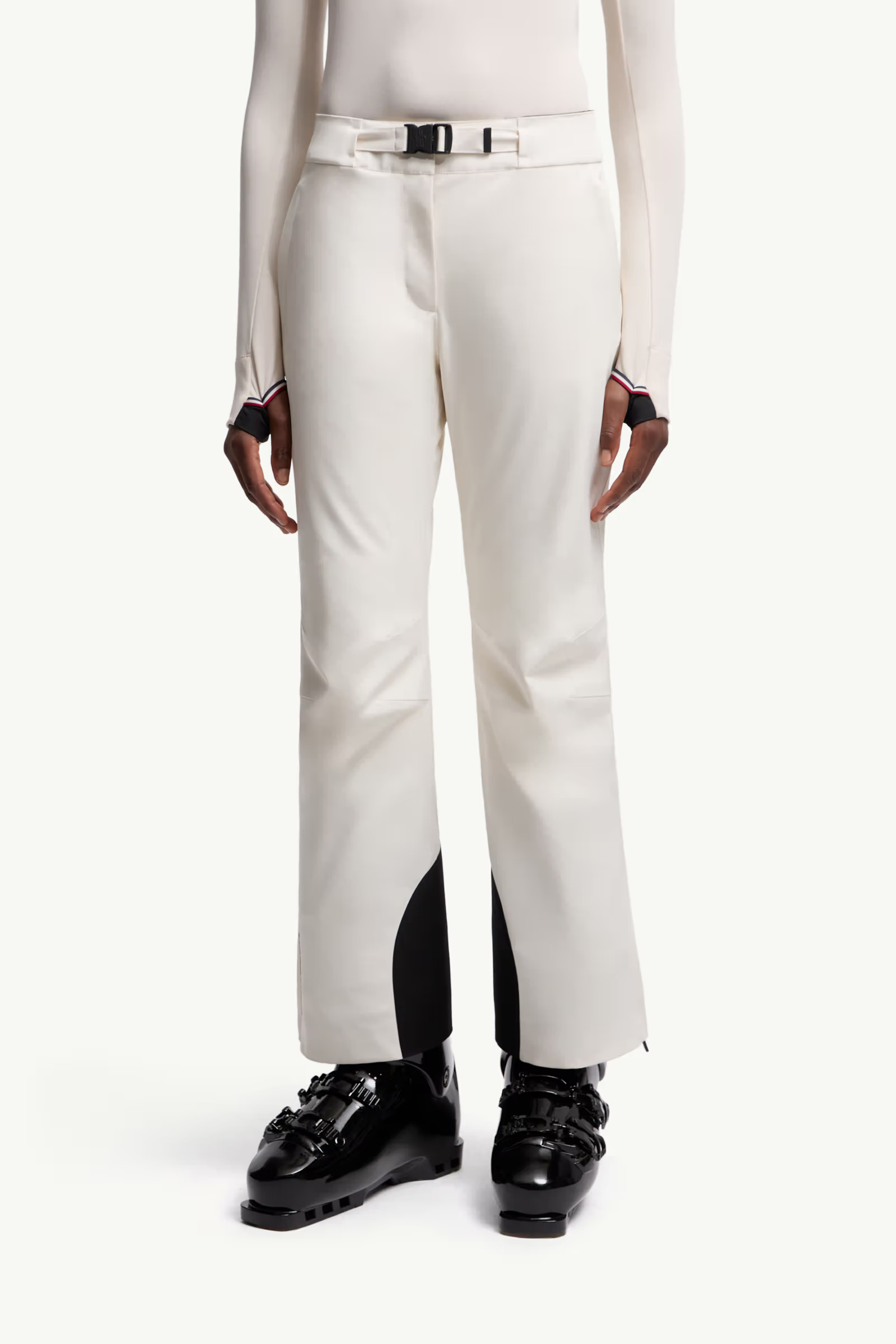 Moncler Padded Ski Pants In White