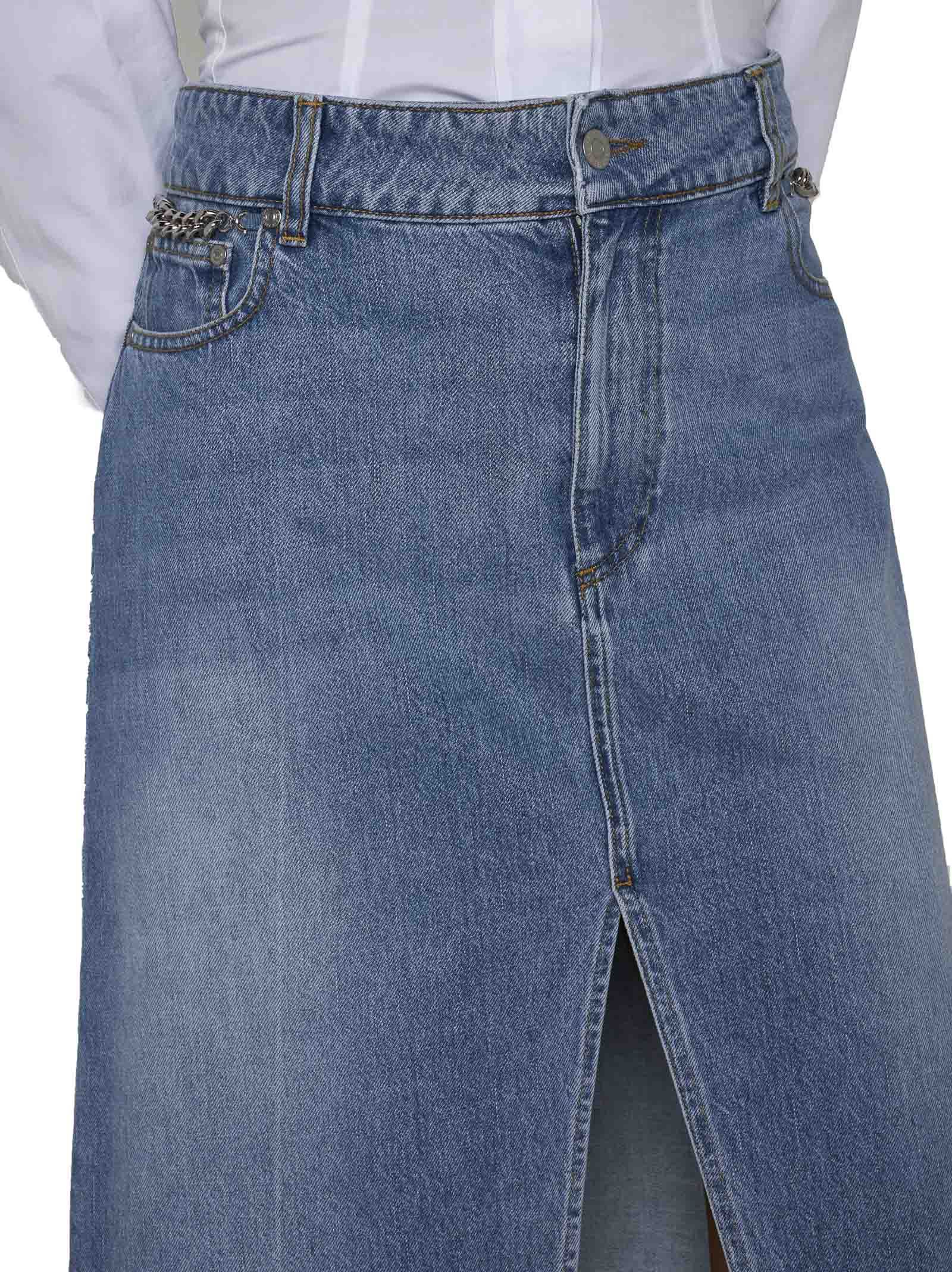 Stella Mccartney Skirt In Blue