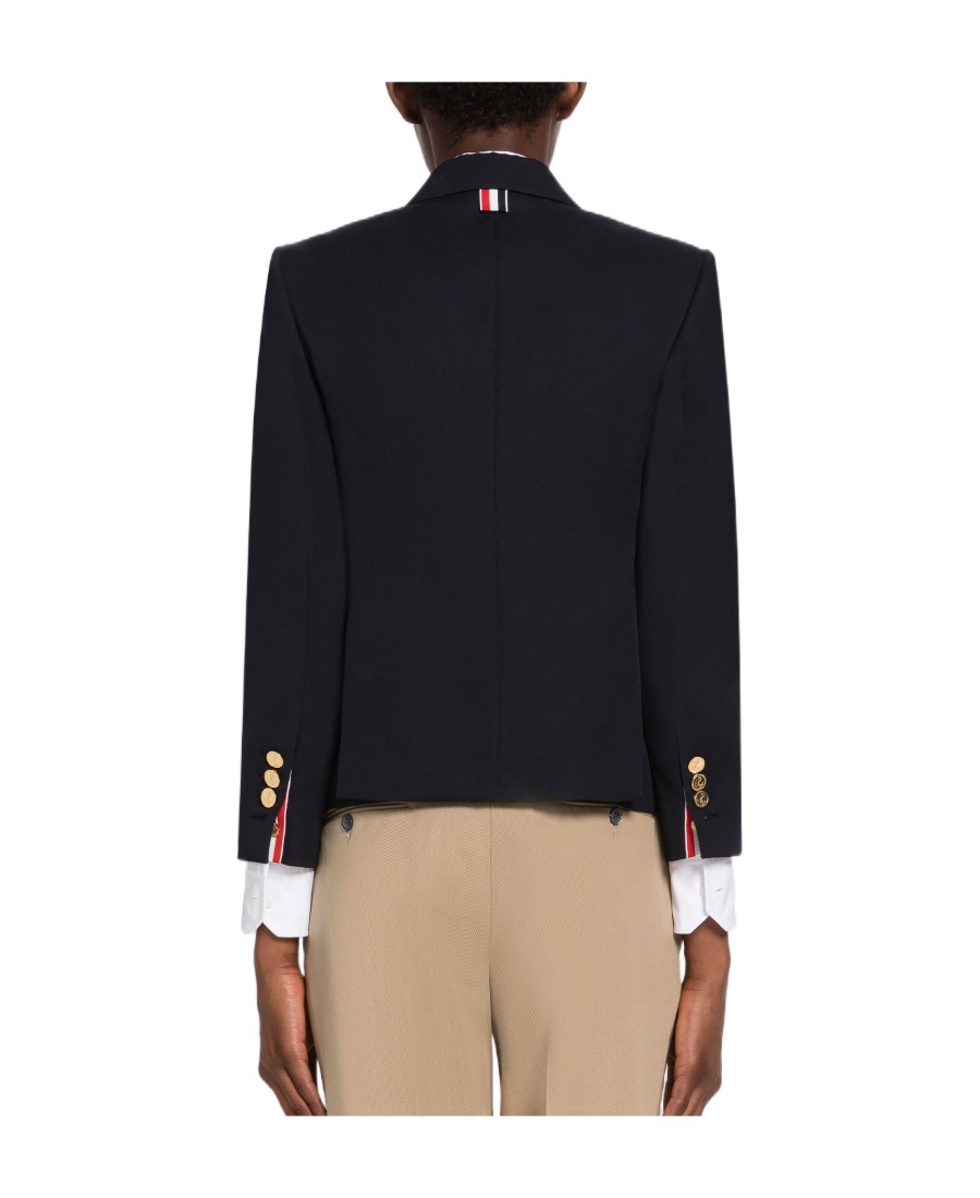 Thom Browne Single-breasted Blazer In Black