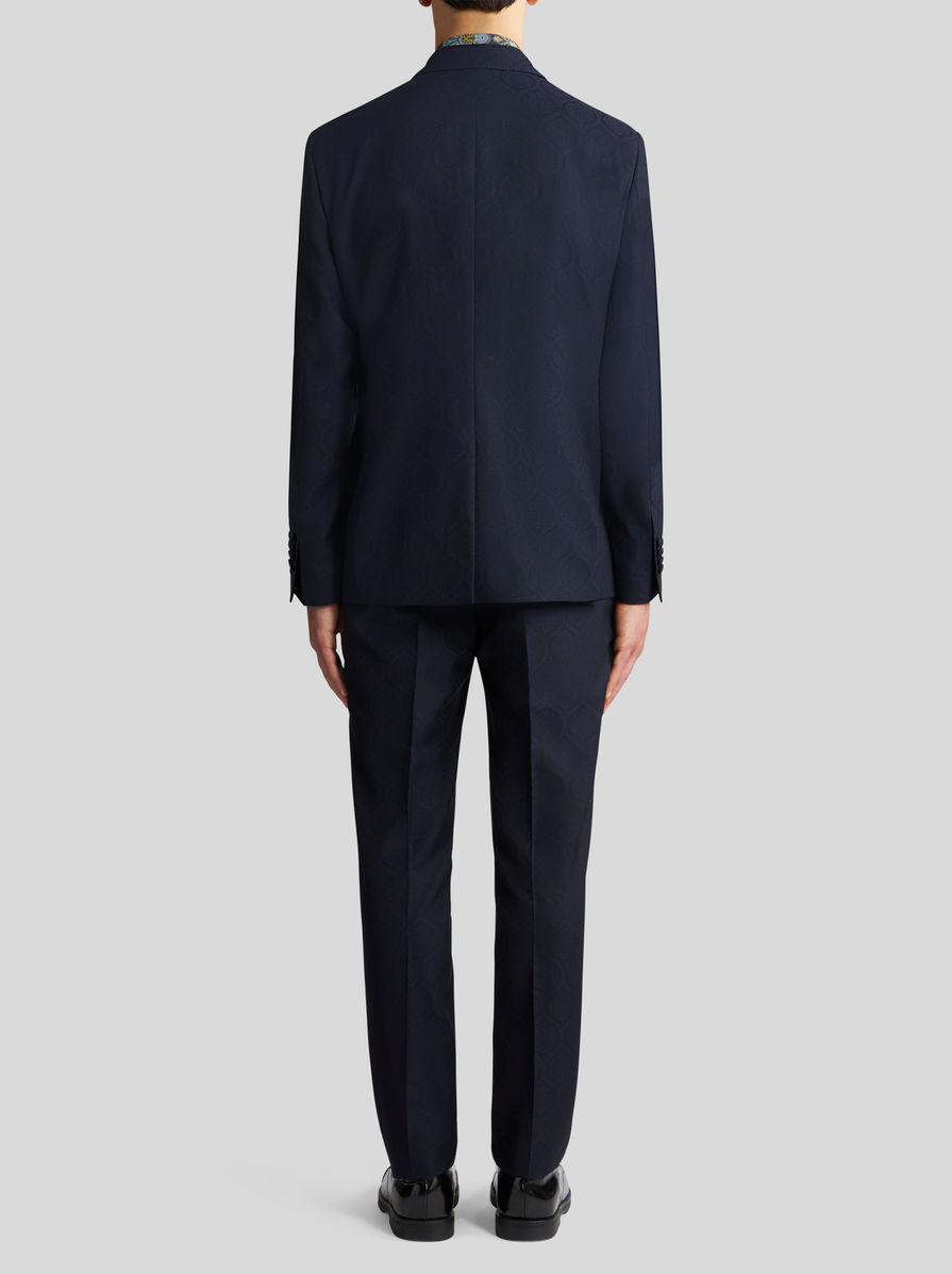 Etro Peak-lapels Single-breasted Blazer In Black