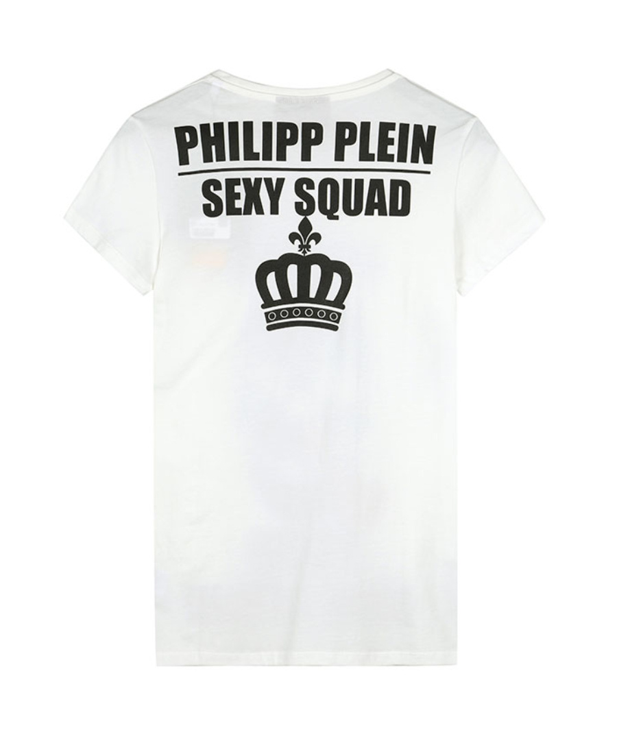 Philipp Plein Logo Details T-shirt In White