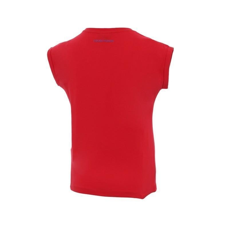 EMPORIO ARMANI LOGO ARC PRINTED T-SHIRT WITH ROUND NECK 