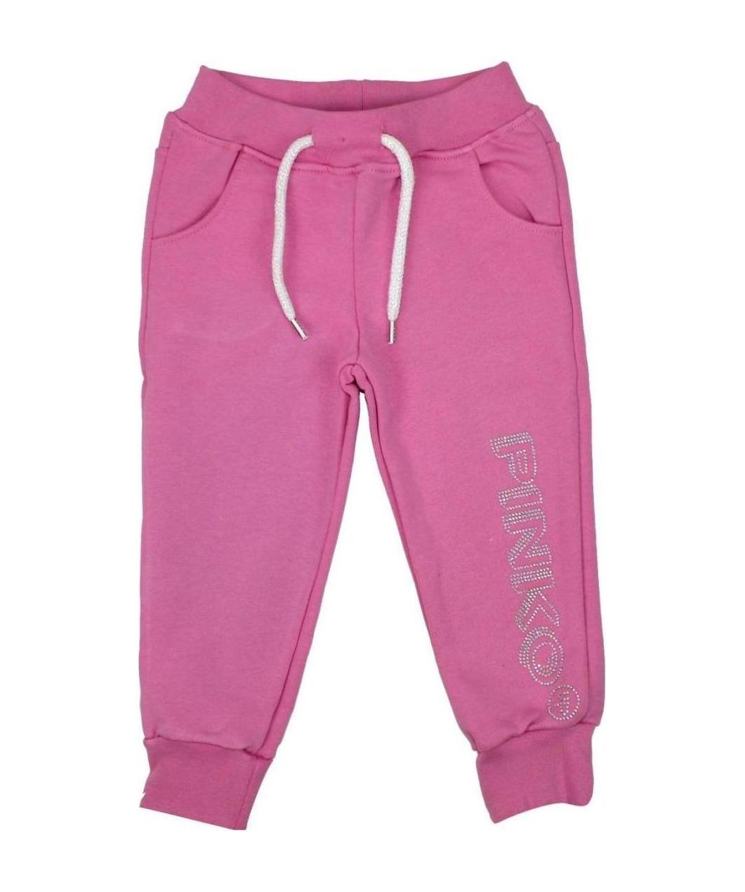 Pinko Bambina Pantalone Bubble In Felpa Di Cotone In Pink