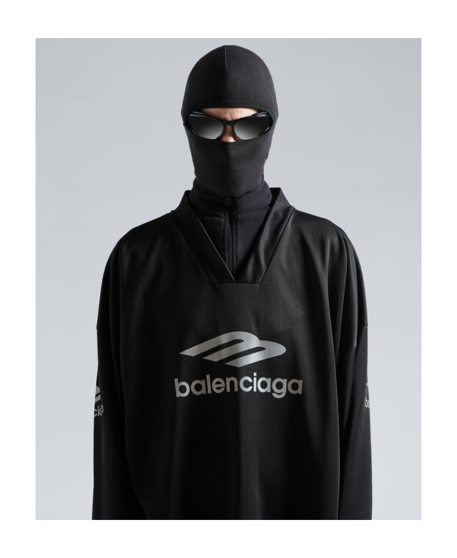 Balenciaga 3b Sports Icon Balaclava In Black