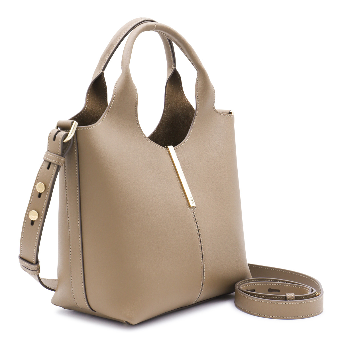 Tod's Logo Engraved Mini Shopping Bag