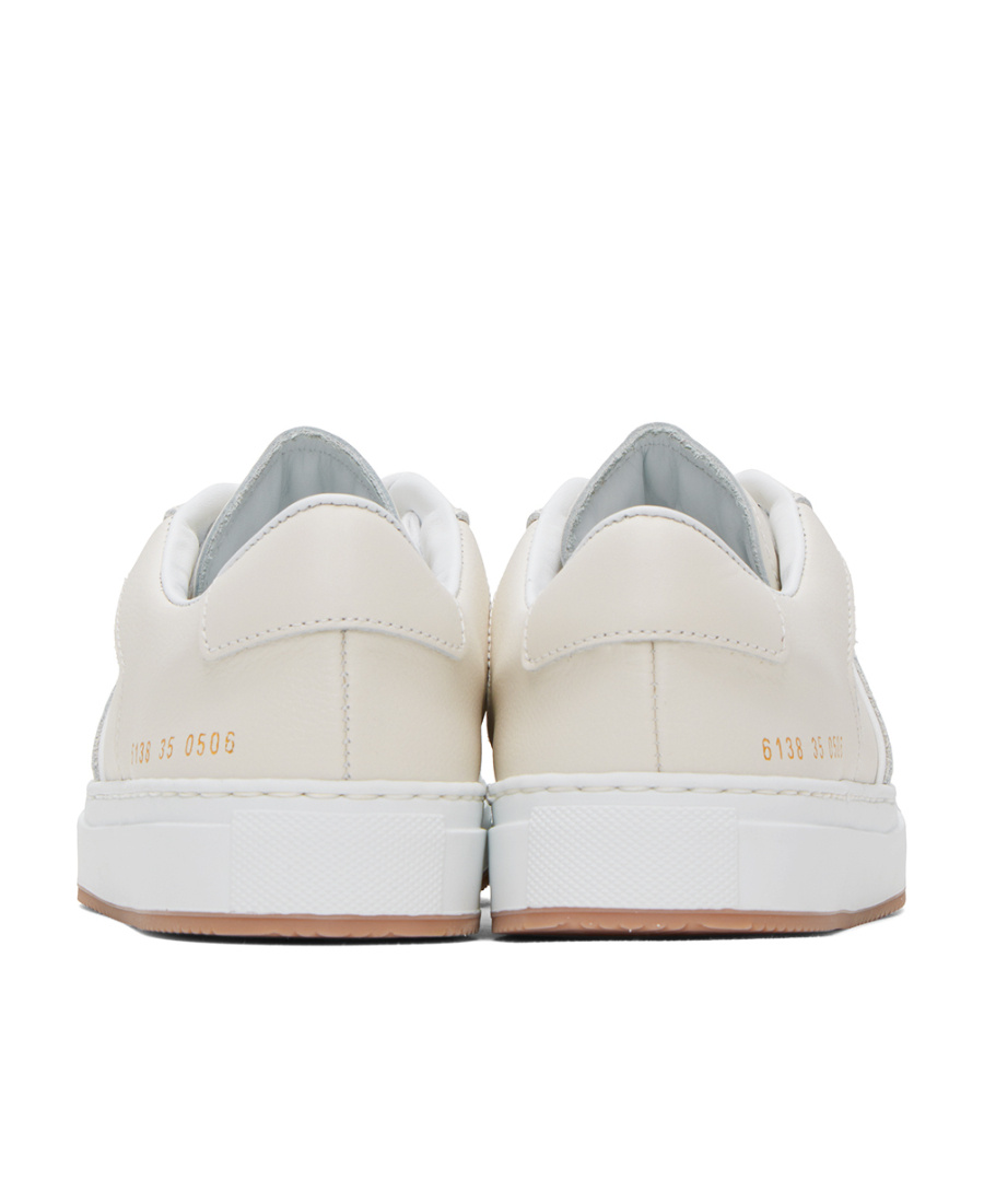 Common Projects Front Strapped Low-top Casual Shoes In White