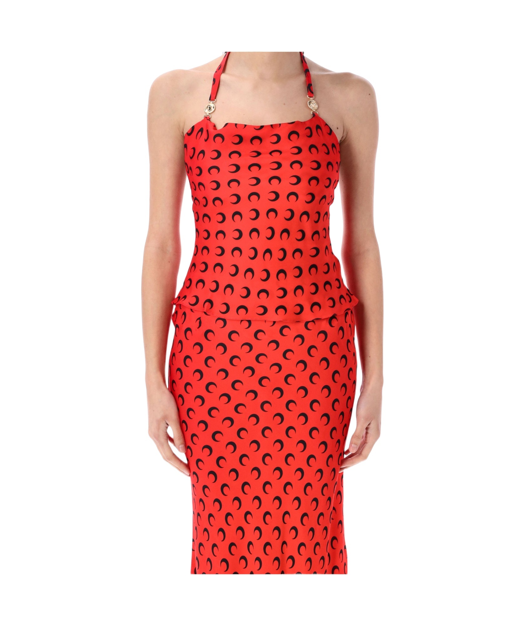 Marine Serre Top In Orange