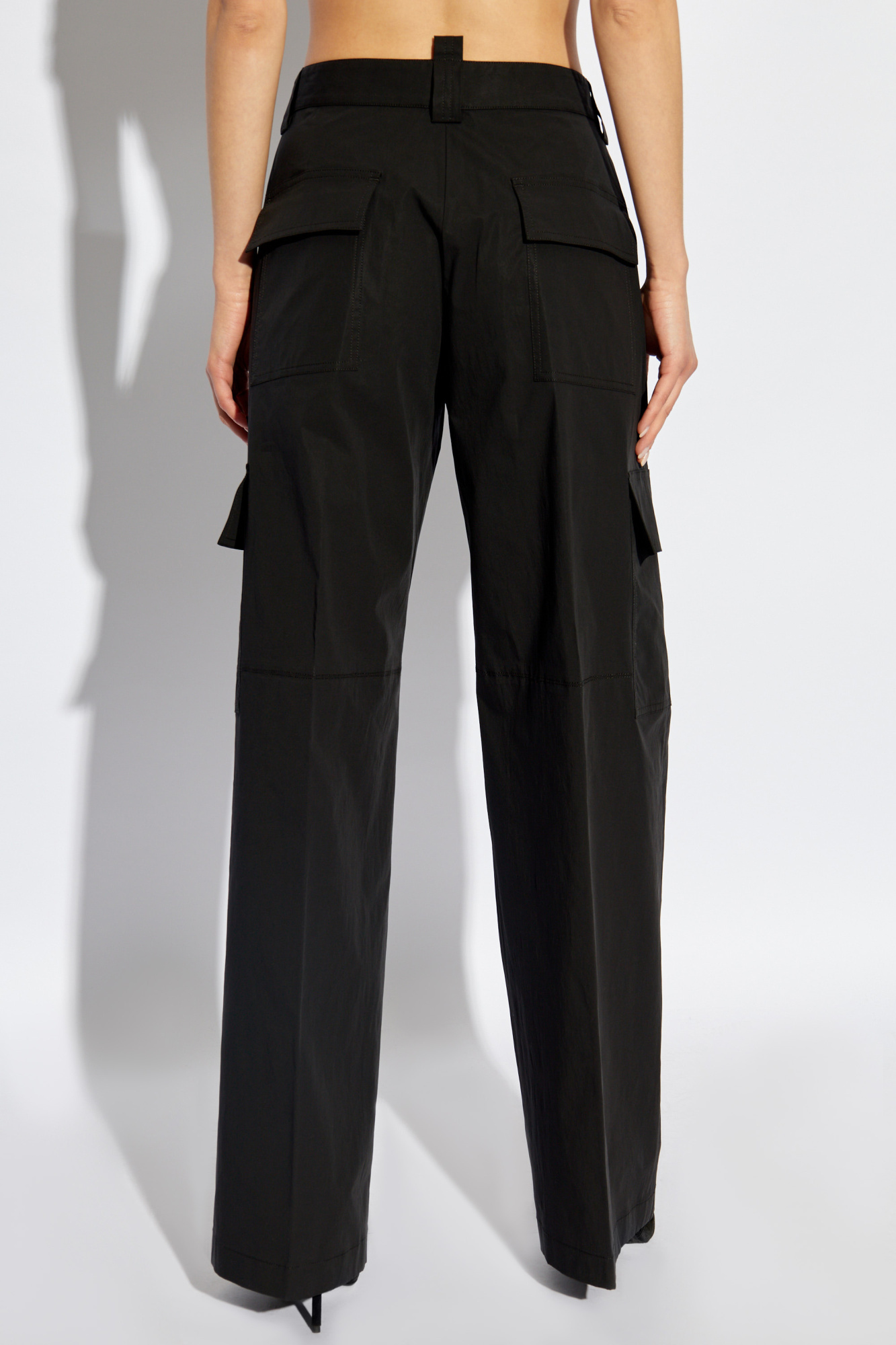 Dsquared2 Belt-loop Casual Pants In Black
