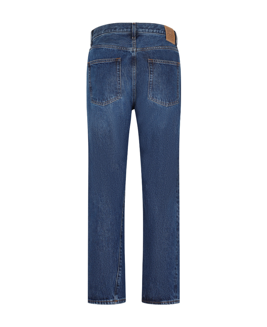 TOTÊME STRAIGHT-LEG CROPPED JEANS