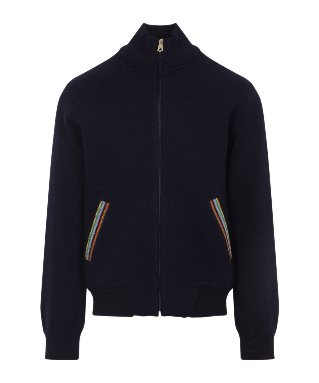 Ps By Paul Smith Ps Paul Smith Wool Bomber Jacket In Black
