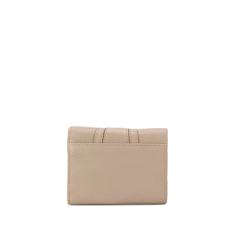 See By Chloé See By Chloe Small Hana Compact Wallet In Nude