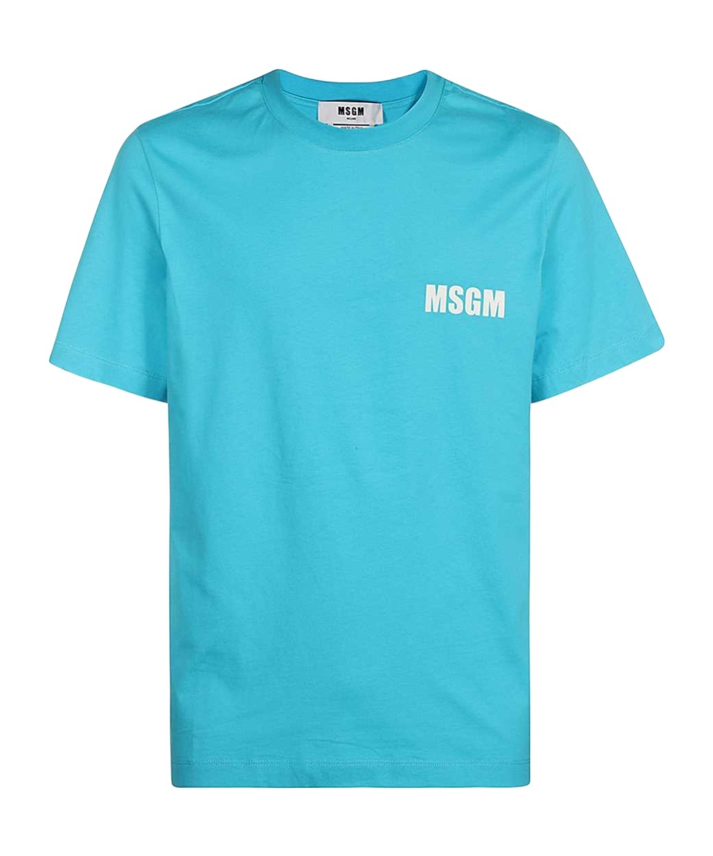 Msgm Logo-print Cotton T-shirt In Green