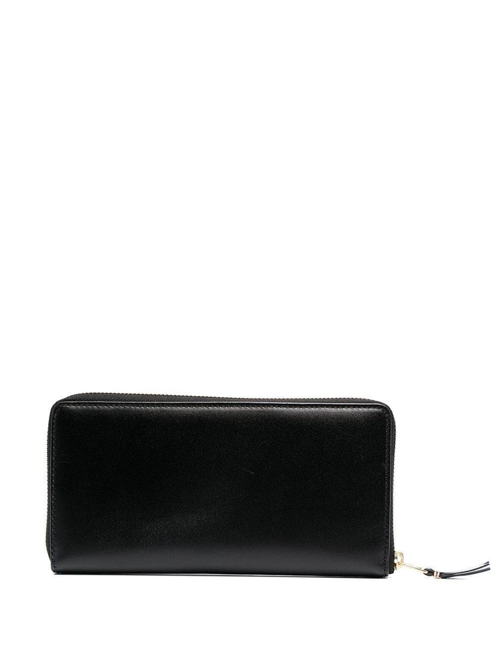 COMME DES GARÇONS ZIP-UP LEATHER CARDHOLDER