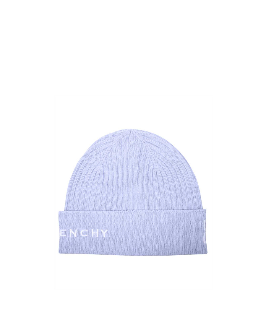Givenchy Logo Hat In Blue
