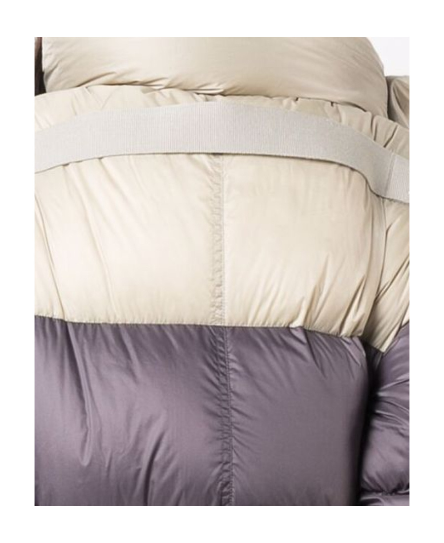 Rick Owens Two-tone Puffer Jacket In Gray