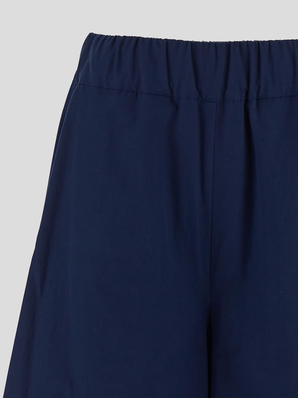 Shop Malo Elastic Waist Casual Pants In Black