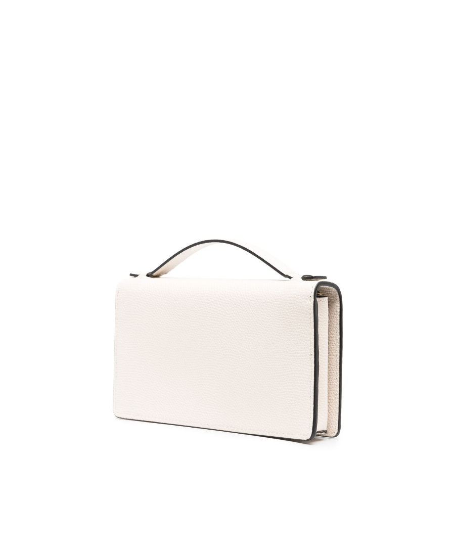 Valentino Vlogo Signature Wallet-on-chain In Nude
