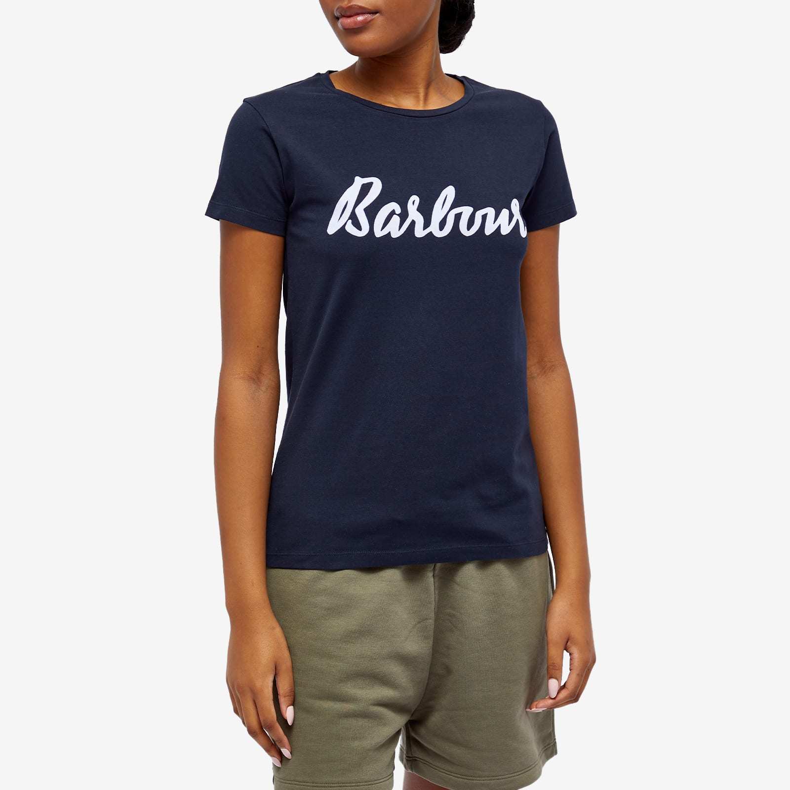 BARBOUR LOGO ROUND-NECK T-SHIRT