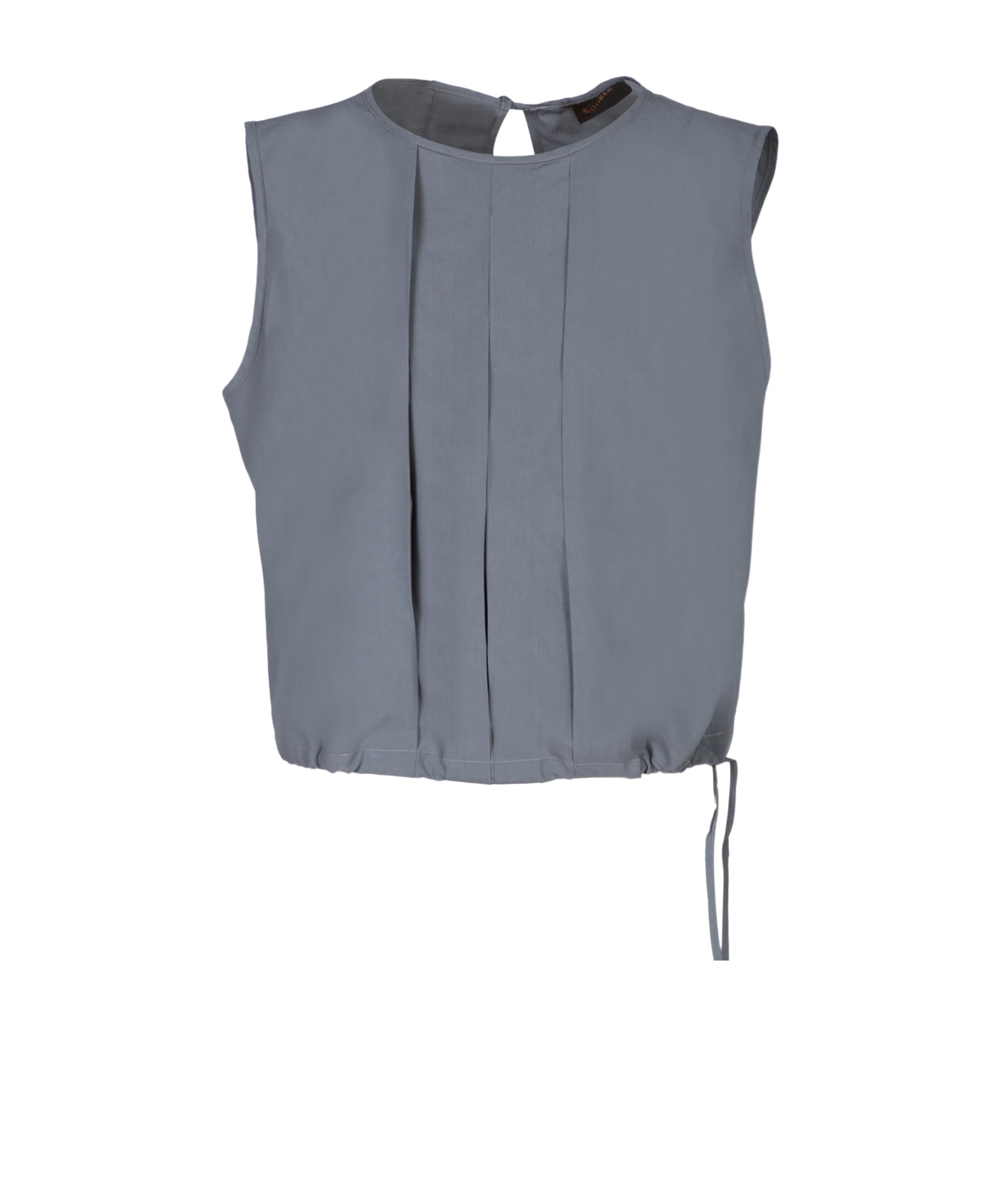 Moorer Ervisa Cropped Top In Grey