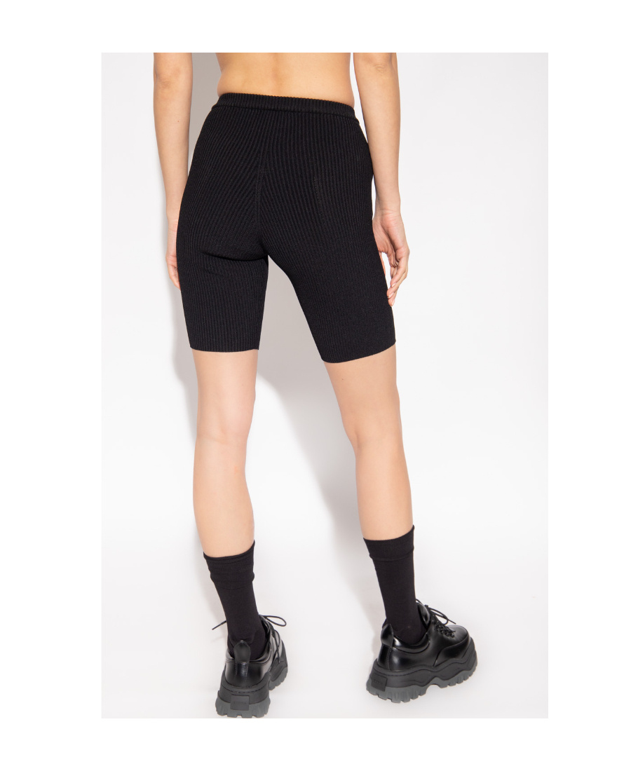 Dsquared2 Panelled Logo Embroidered Bermuda Shorts In Black