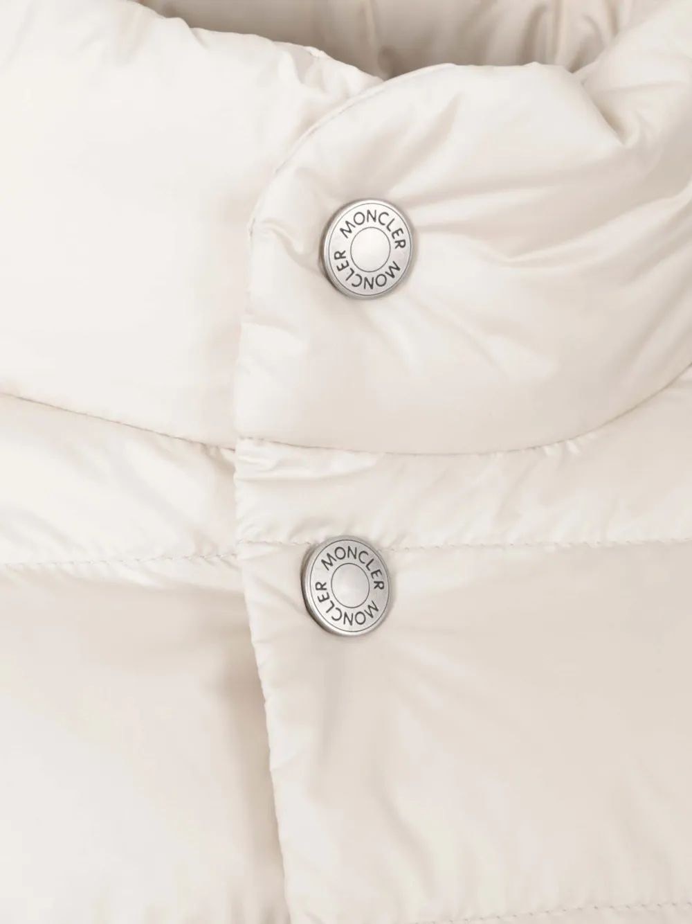 Moncler Quilted Cardigan In White