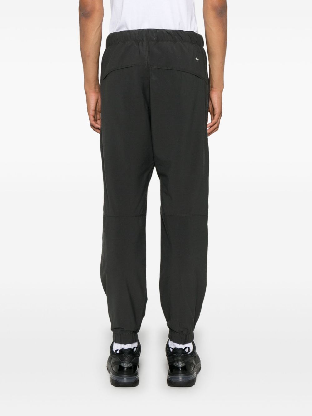 Stone Island Elastic Waist Sweatpants In Gray
