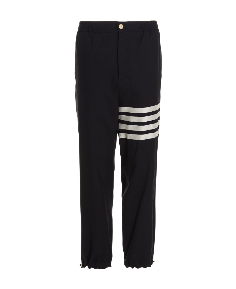 Thom Browne 4-bar Stripe Tailored Trousers In Black