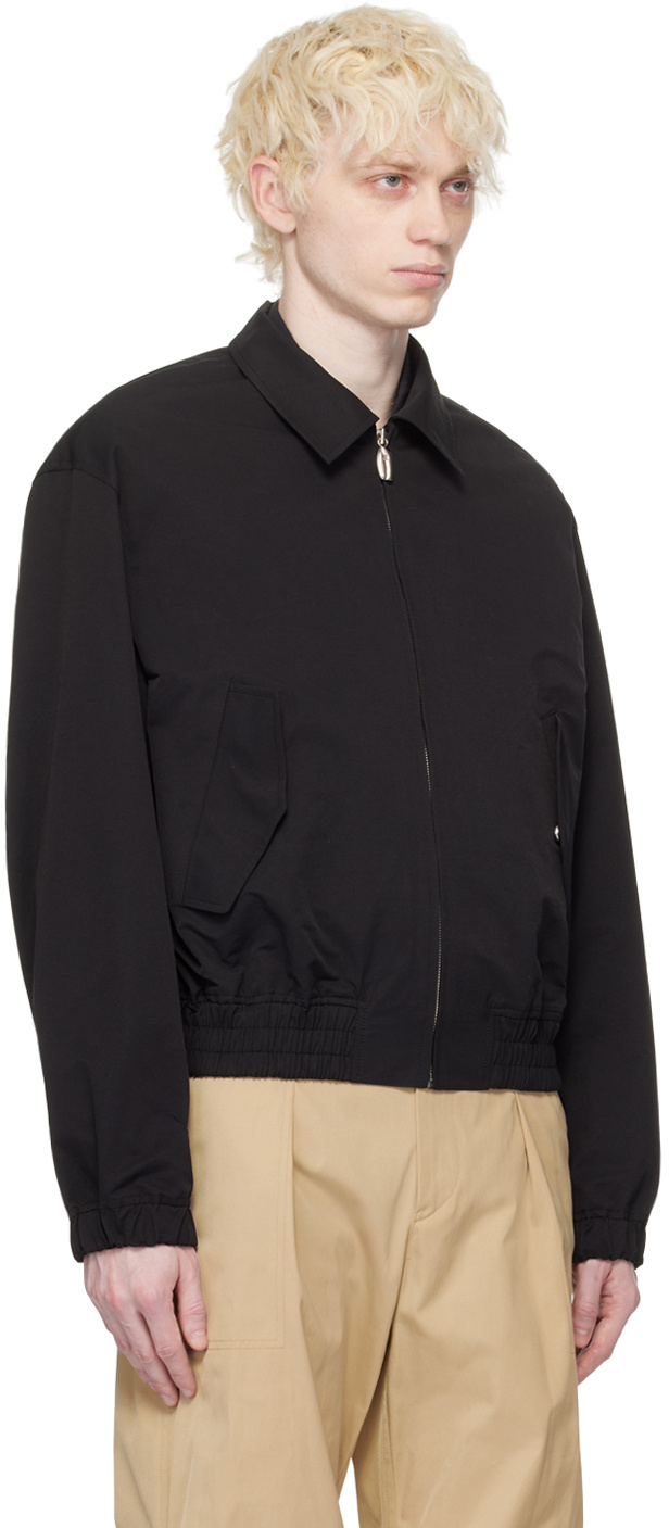 Le 17 Septembre Long-sleeved Casual Jacket In Black