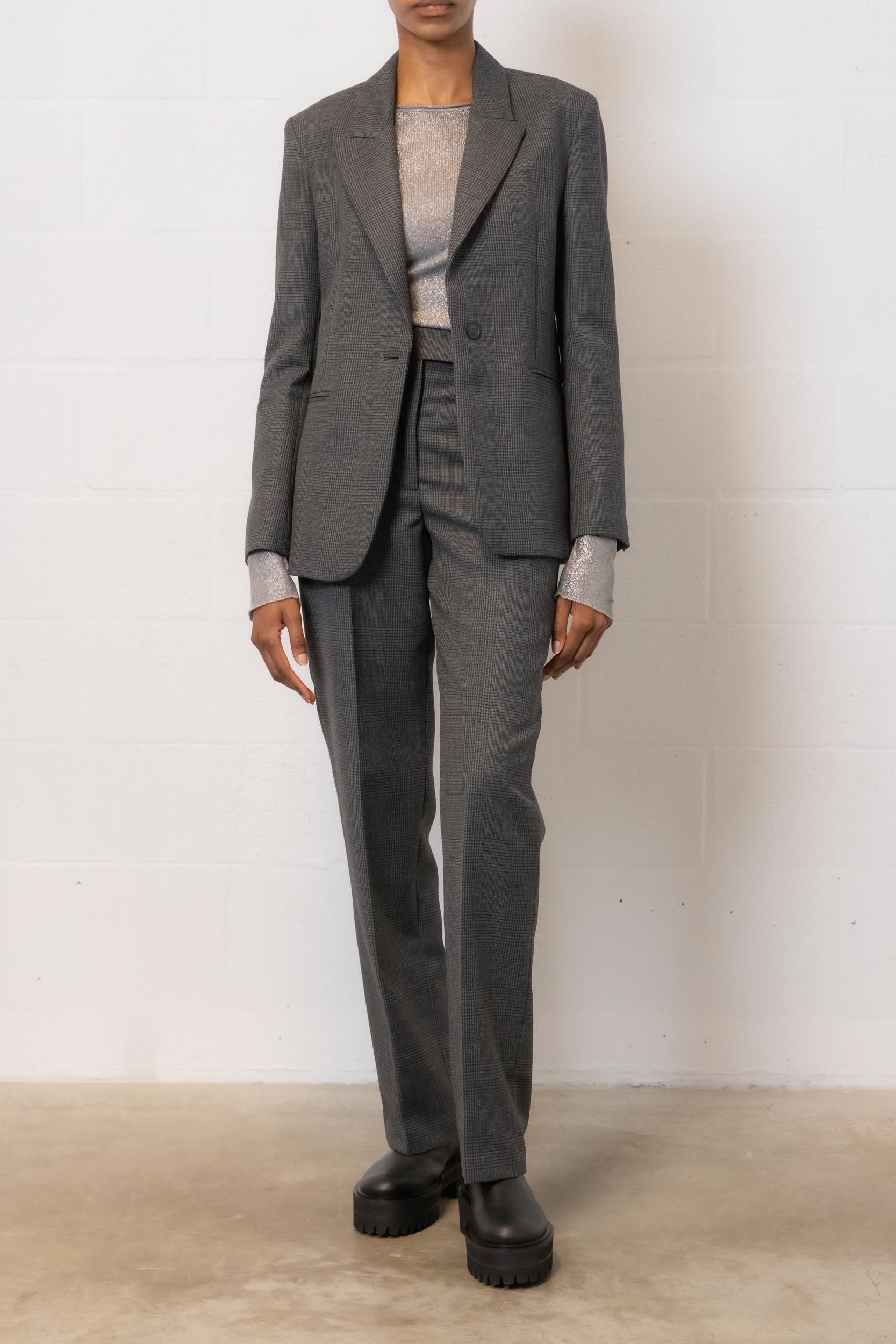 Seventy Long-sleeved Suit Coat In Black