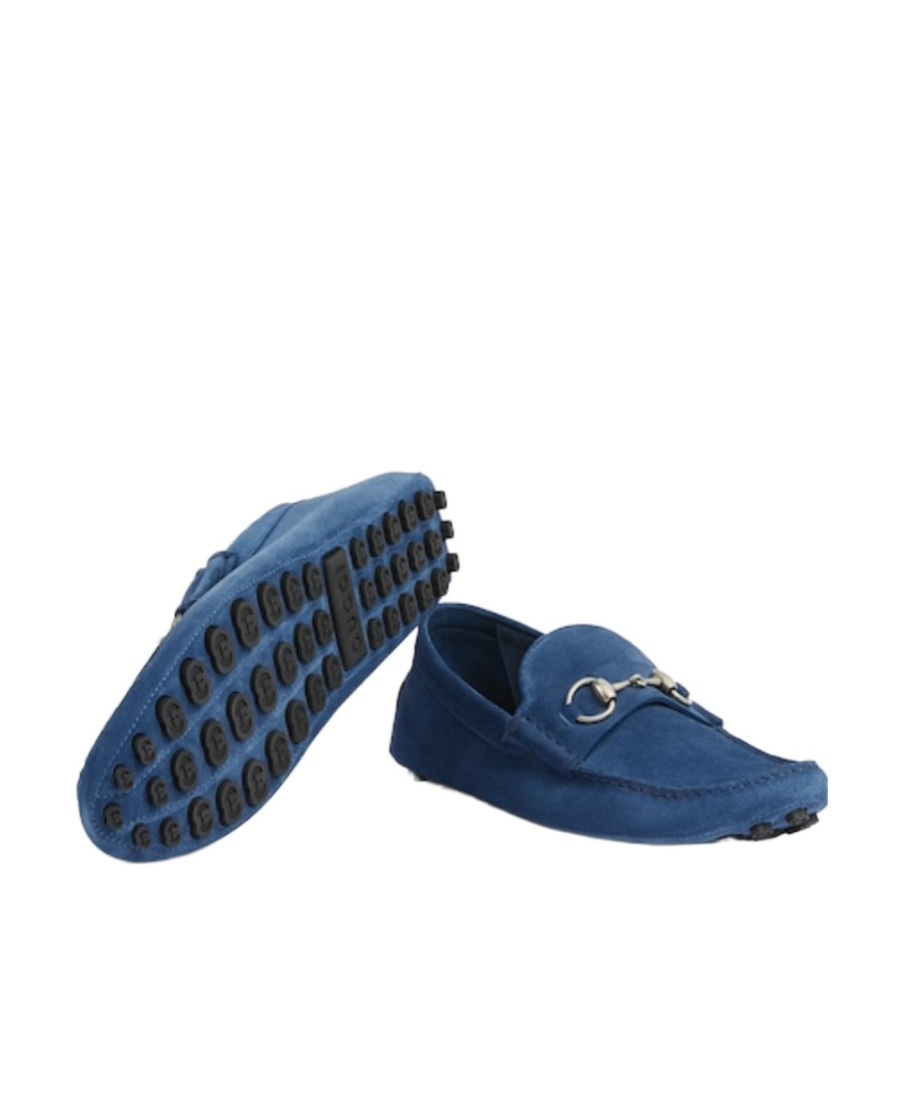 GUCCI HORSEBIT SUEDE DRIVING SHOES