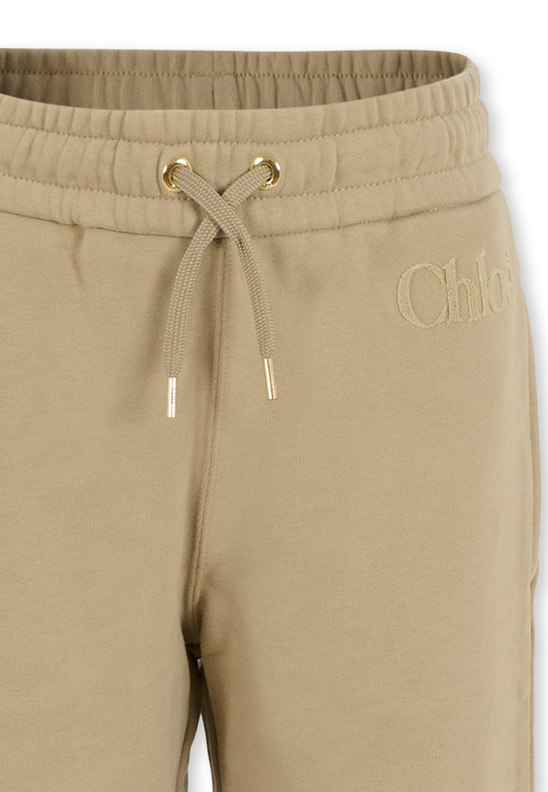 Chloé Elasticated-waist Track Pants In Brown