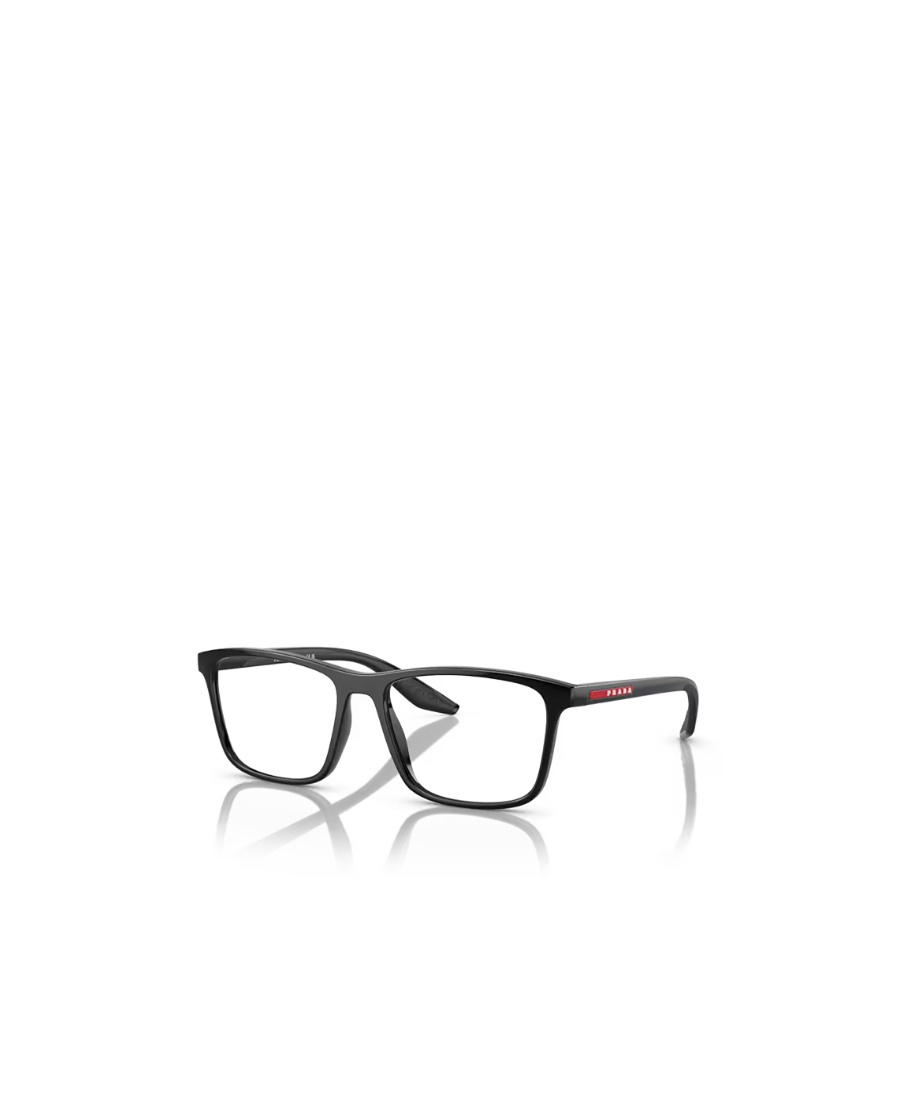Prada Linea Rossa Ps 01qv 18k1o1 Grigio Opaco Glasses In Black