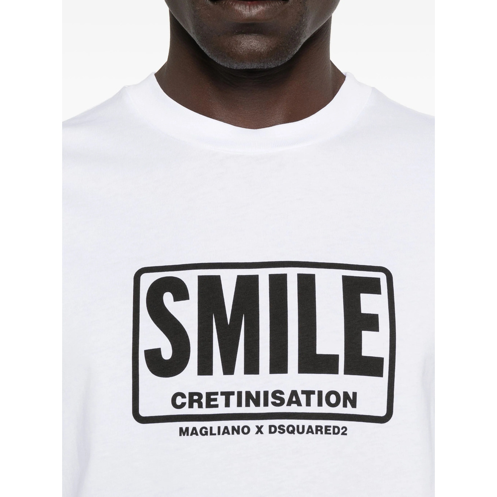 Dsquared2 X Magliano T-shirt In White
