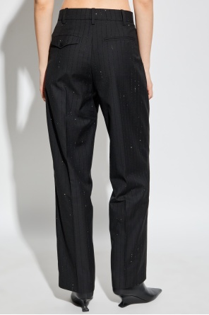 Zadig & Voltaire Belt Loop Casual Pants In Black