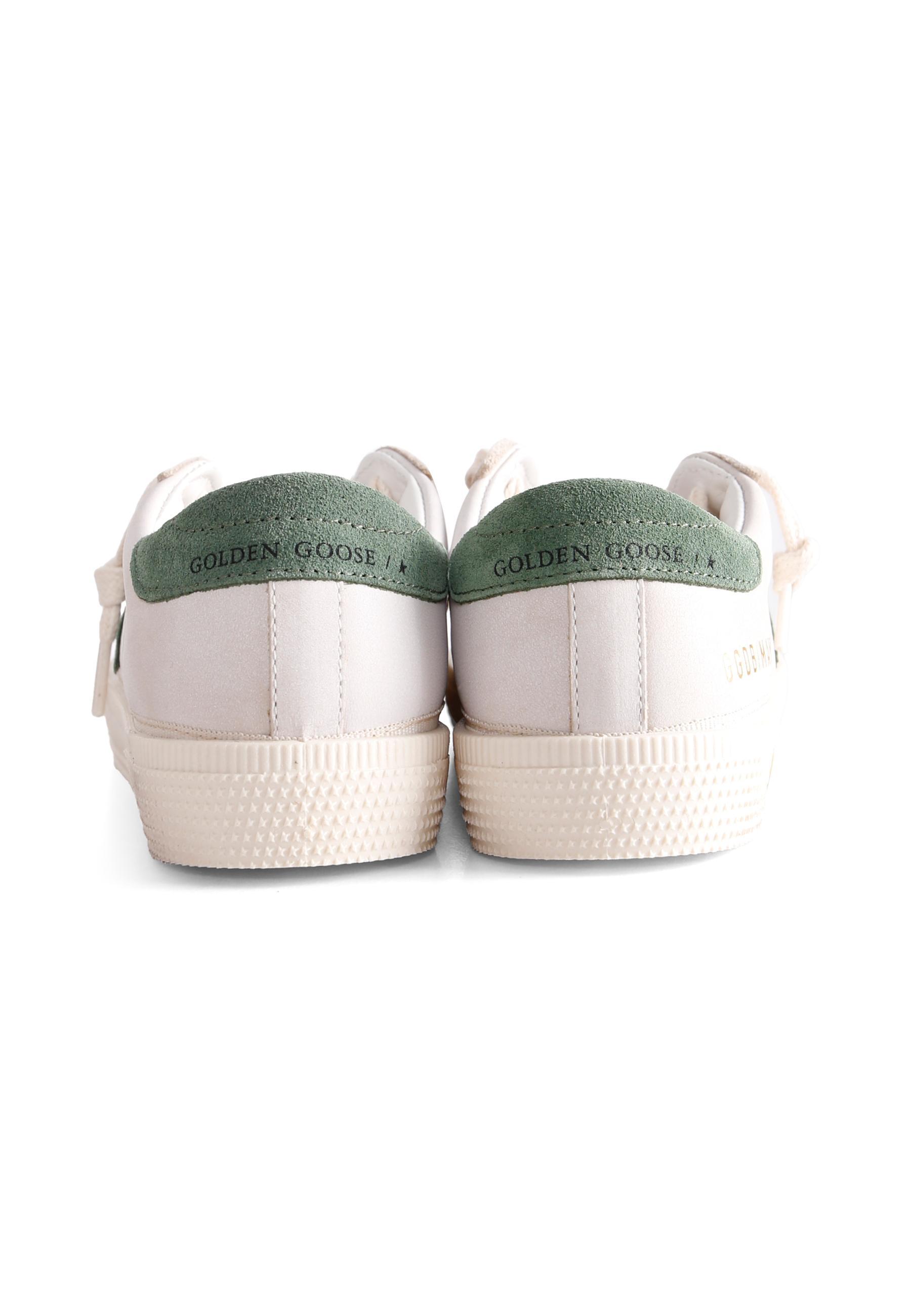 Golden Goose Lace-up Low-top Sneakers In White
