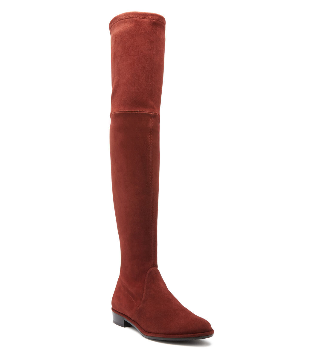 Stuart Weitzman Tie-fastened Knee-length Boots In Brown