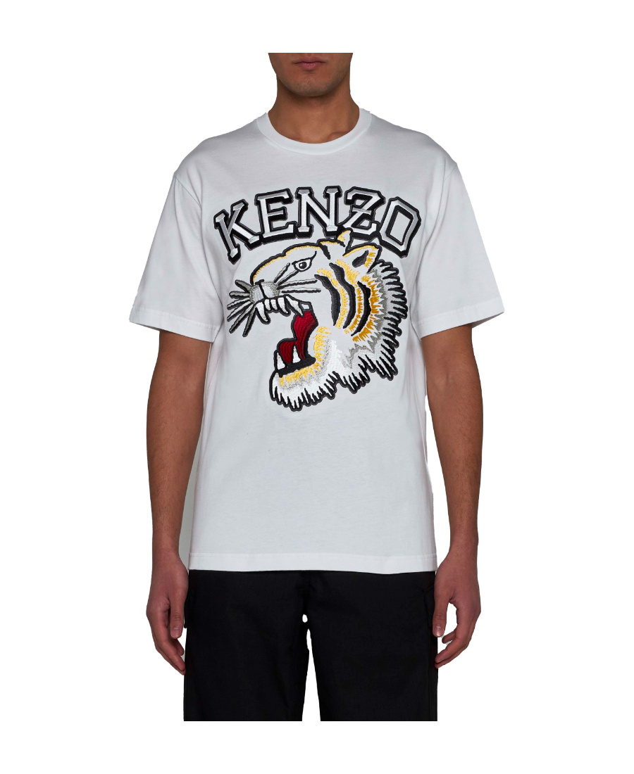 Kenzo Varsity T-shirt In White