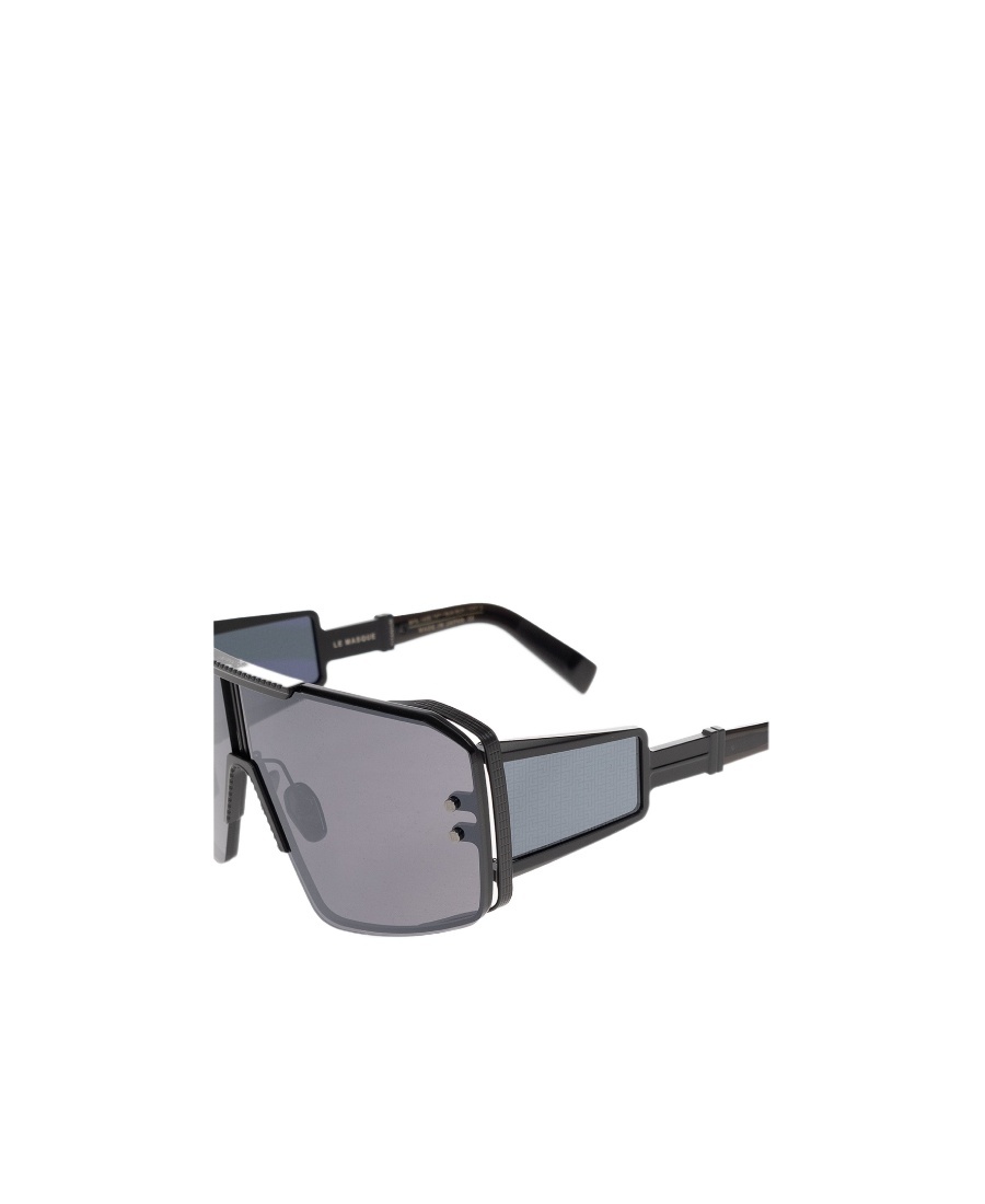 Balmain Eyewear Shield Frame Sunglasses In Gray