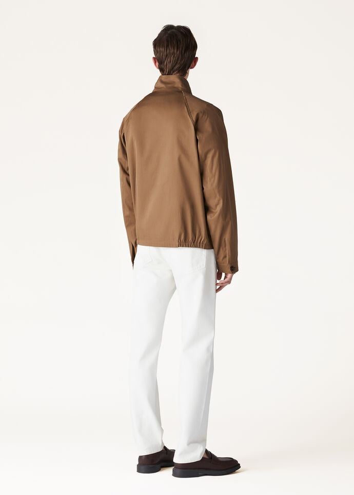 Loro Piana Long-sleeved Casual Jacket In Brown