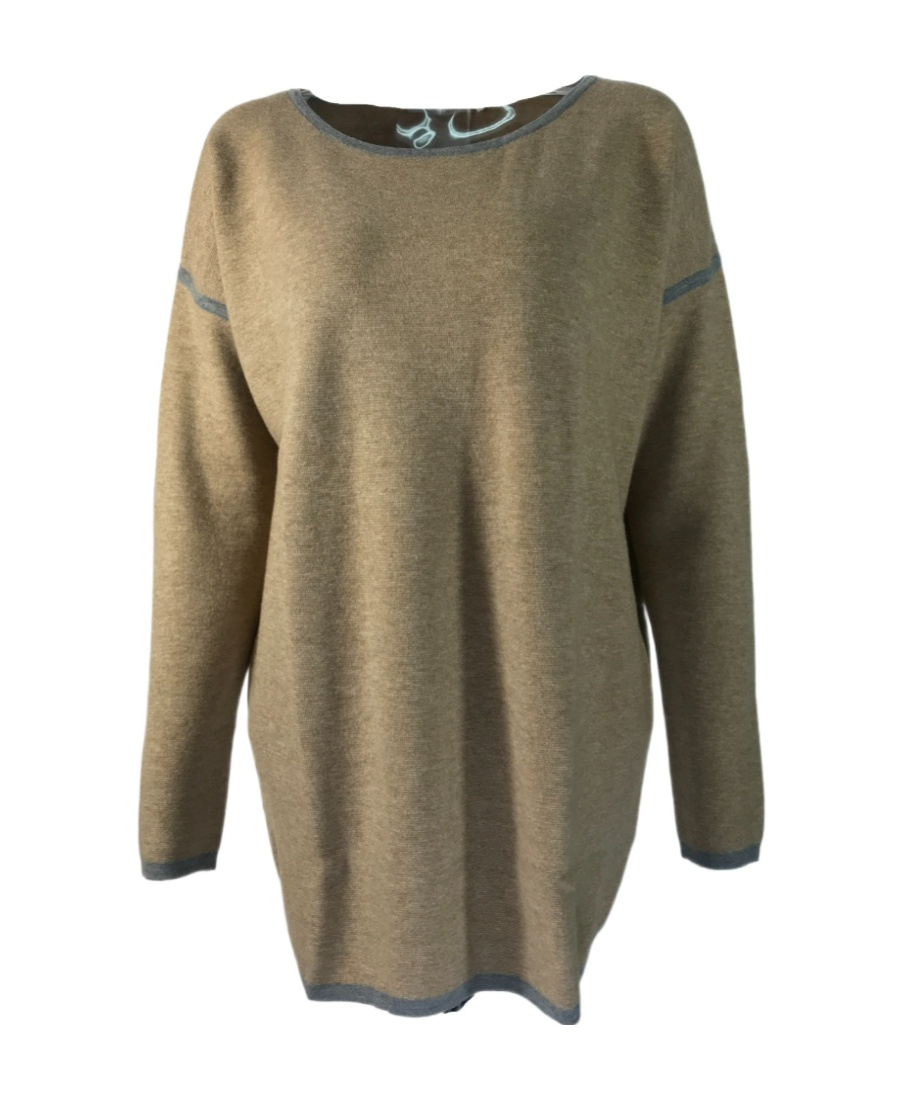 Max Mara Long-sleeved Sweater In Green
