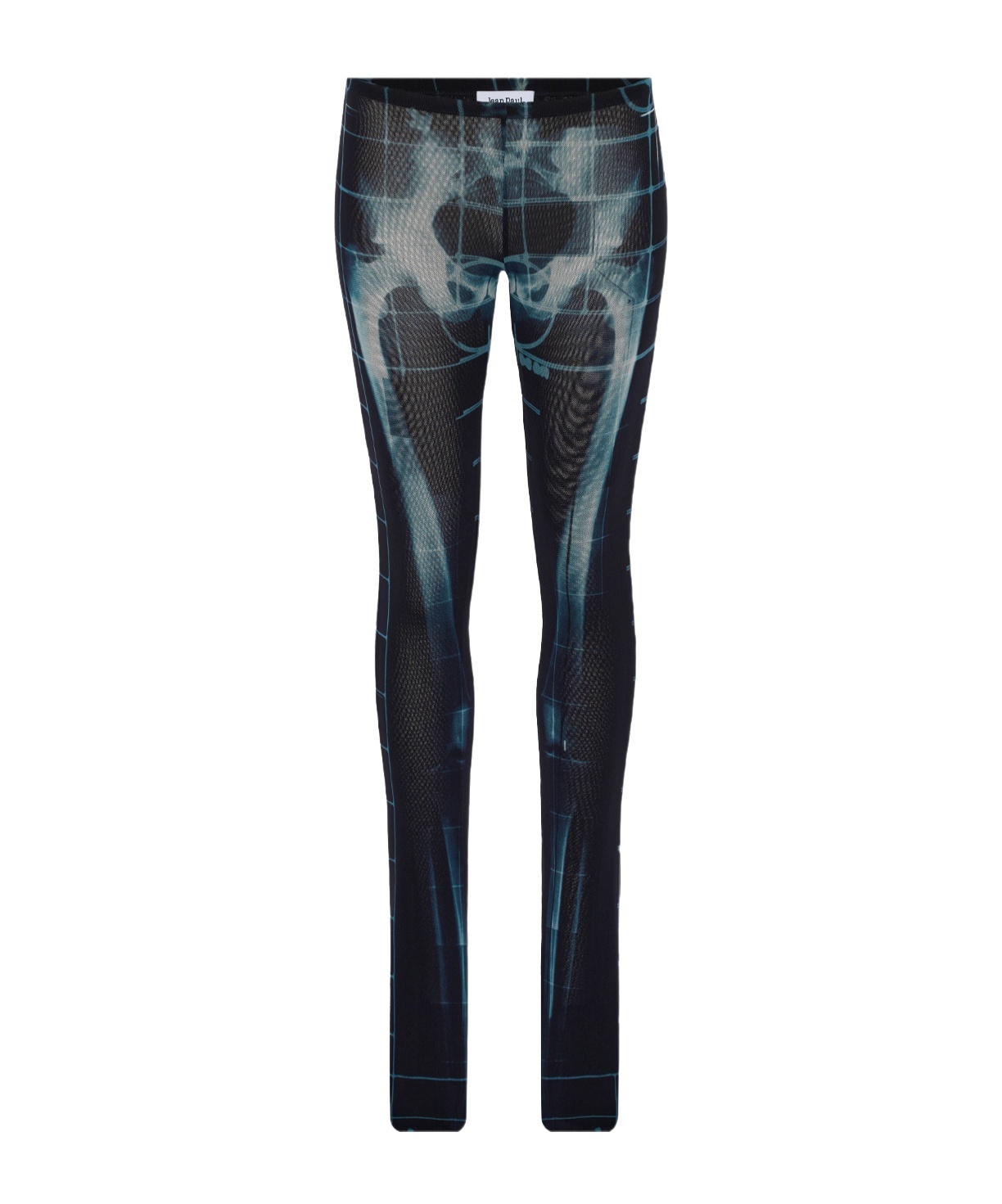 Jean Paul Gaultier Squeletor Pants Woman Black And Blue In Blue
