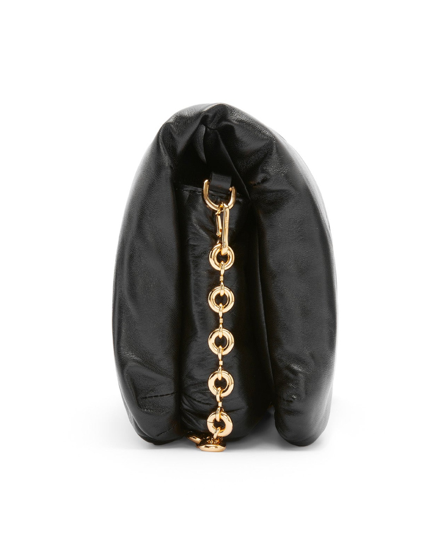 Loewe Puffer Goya Bag In Shiny Nappa Lambskin In Black