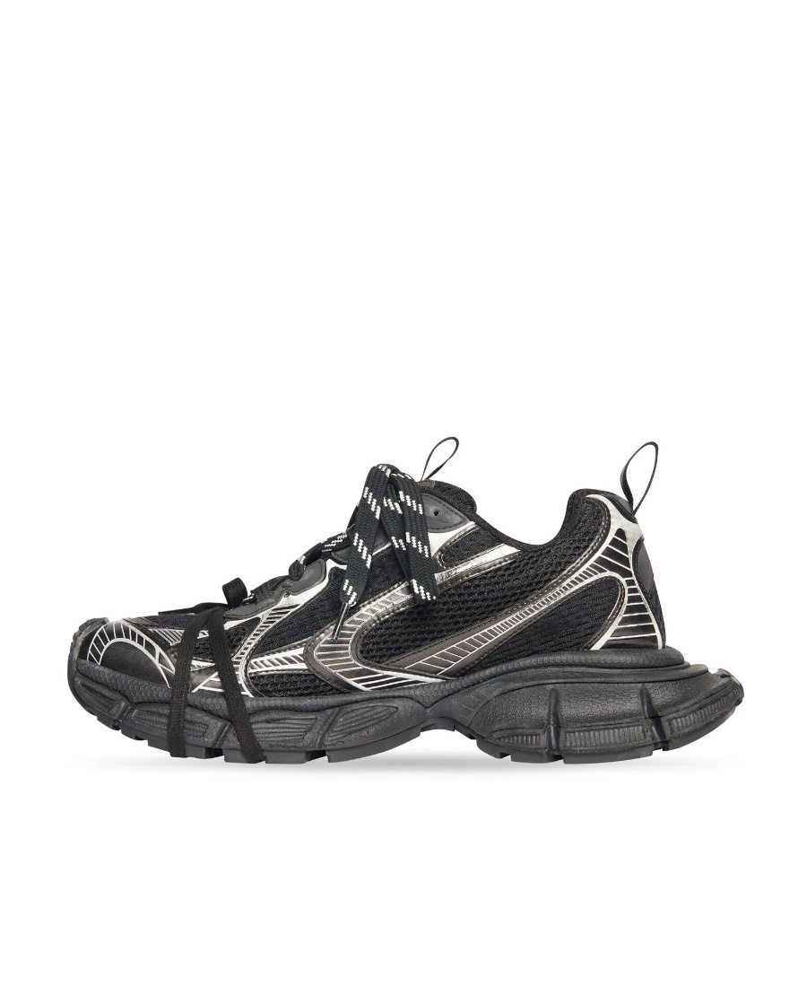 Shop Balenciaga 3xl Mesh-panel Sneakers In Black