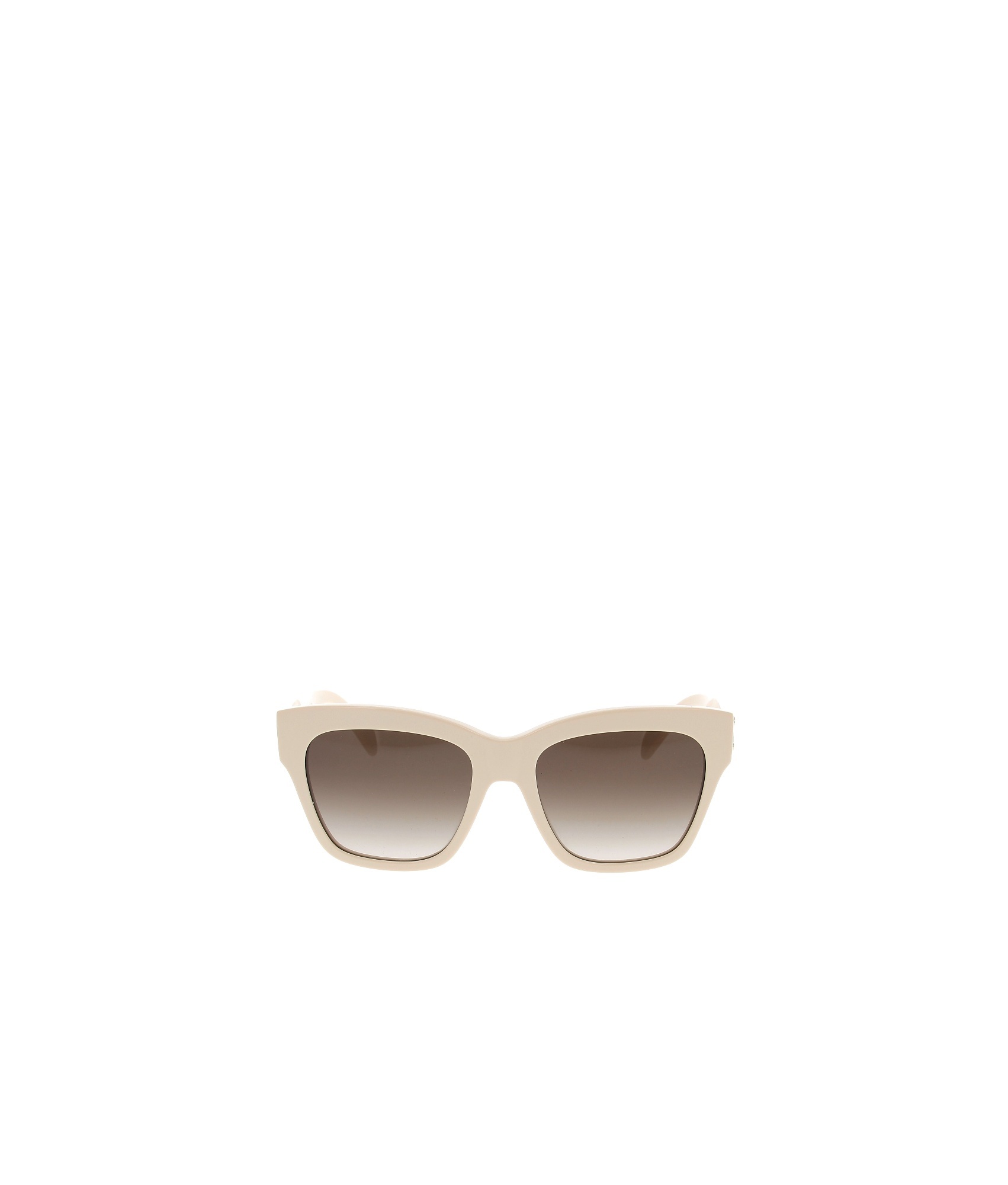 Celine Womens Cream Cl40253i Triomphe Square-frame Acetate Sunglasses In Brown