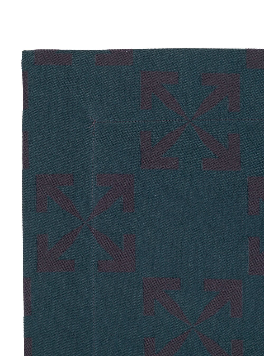 Off-white Arrows-print Napkins (set Of Four) In Green