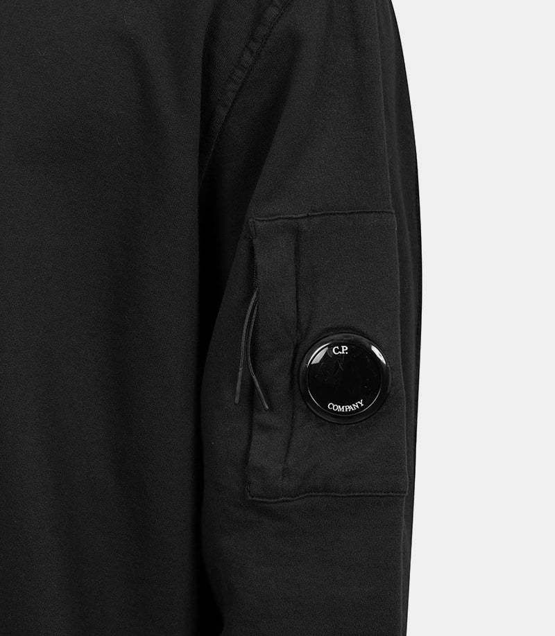 C.p. Company Logo Sweatshirt In Black